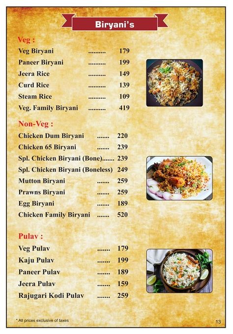 Biryani Menu Design, Tiffin Service Menu Card Indian, Resturant Menue Design, Cloud Kitchen Menu Ideas, Menu Card Design Restaurant, Hotel Menu Card Design, Menu Card Design Creative, Hotel Menu Card, Tiffin Menu