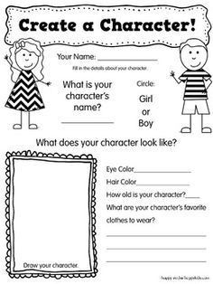 Realistic Fiction Graphic Organizer, Character Conflict, Realistic Fiction Writing, Create A Character, Fiction Story, 2nd Grade Writing, 1st Grade Writing, First Grade Writing, Realistic Fiction