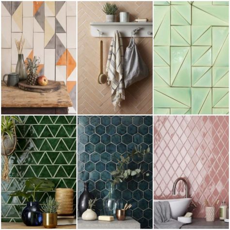 Portugese tegels hexagon Kitchen Tile Diy, Colour Kitchen, Diy House Renovations, Kitchen Splashback, Tile Inspiration, Kitchen Hardware, Kitchen Room Design, Tile Ideas, New Home Designs