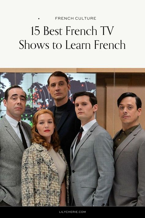 From gripping dramas to hilarious comedies, discover the best French TV shows that will entertain and educate you while you learn French. French Series To Watch, French Learning Podcast, Francophile Style, French Movie Recommendations, French Girl Makeup, French Girl Outfits, French Movies To Learn French, Old French Movies, French Girl Hair