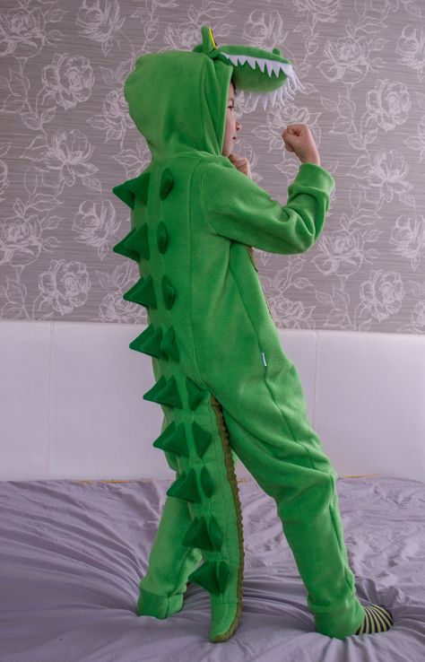 Jungle Halloween, Diy Dinosaur Costume, Alligator Costume, Crocodile Costume, Jungle Outfit, T Rex Costume, Costume Jumpsuit, Broadway Costumes, Diy Costumes Kids