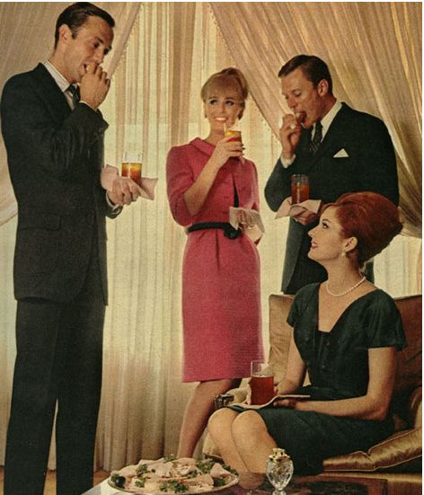 vintage photos cocktail parties | Vintage Cocktail Party: Image courtesy of Fauxology.com Cocktail Party Attire, Social Media Etiquette, Mad Men Party, Christmas Cocktail Party, Vestidos Retro, Swinging Sixties, Retro Party, Retro Mode, Cocktail Parties