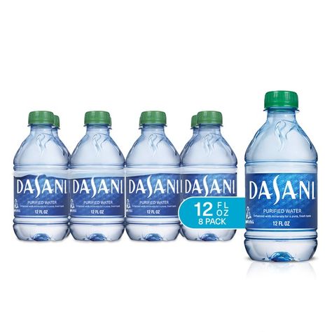 Dasani Purified Water Bottles Enhanced With Minerals Dasani Water, Mineral Water Bottle, Agua Mineral, Purified Water, Dasani Bottle, Reverse Osmosis, Mineral Water, Sparkling Water, Water Purifier