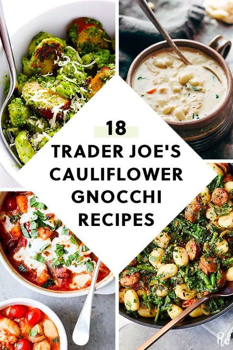 Cauliflower Gnocchi, Joe Recipe, Recipe Pasta, Cauliflower Dishes, Shopping Food, Trader Joes Recipes, Gnocchi Recipes, Calamari, Trader Joe