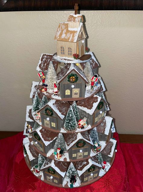 Wooden House Advent Calendar, House Advent Calendar, Advent House, Christmas Calendar, Holly Jolly Christmas, Jolly Christmas, Advent Calendars, Wooden House, Holly Jolly