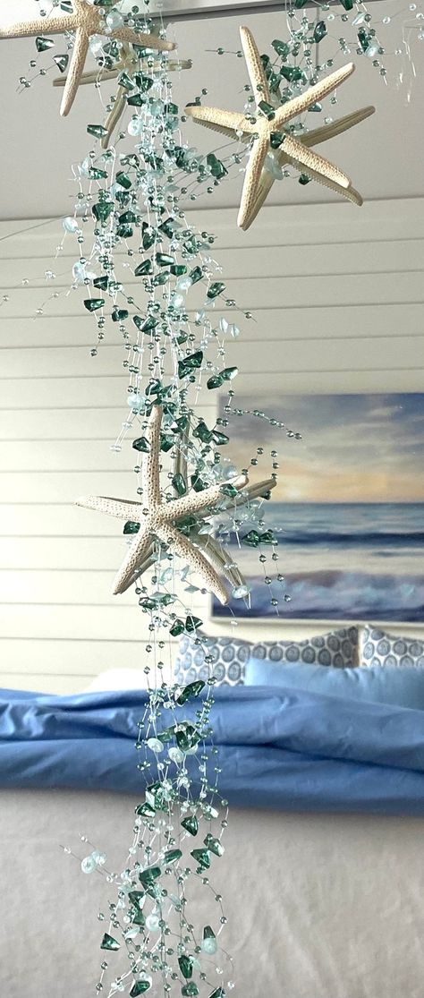 Coastal Garland, Beach Garland, Ocean Tides, Decorate For Christmas, Gift For Bestie, Coastal Holiday, Taper Candle Holders, Christmas Store, Colonial Style