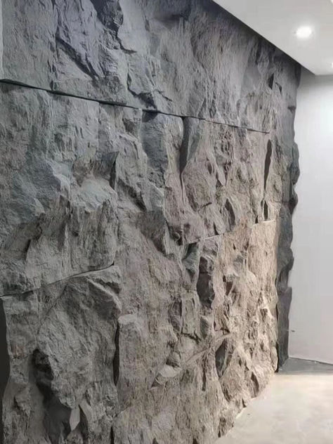 Transform your space with the natural beauty and lightweight design of our Mountain Stone Rock Wall Panel.  #WallPanel #InteriorDesign #HomeDecor #StoneWall #Lightweight #RusticCharm #ModernLiving Stone Wall Interior Living Room, Rock Wall Panel, Rock Stone Wall, Stone Wall Interior, Pool Mosaic Tiles, Leather Wall Panels, Romantic Room Decoration, Stone Panel, Concrete Wall Panels