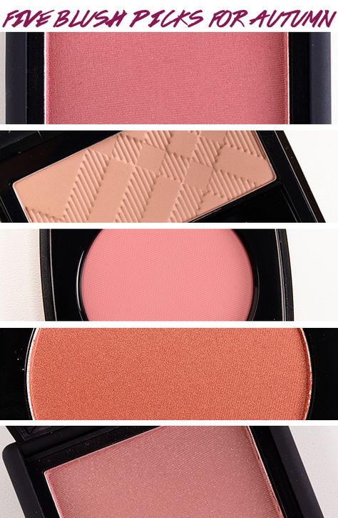 Top 5 Blushes for Autumn (2013 Edition) - Temptalia Beauty Blog: Makeup Reviews, Beauty Tips Soft Autumn Makeup, Deep Autumn Palette, Deep Autumn Color Palette, Makeup List, Nars Blush, Deep Autumn, Dark Autumn, Awesome Hair, Makeup Must Haves