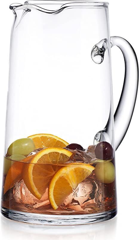 Homemade Sangria, Glass Water Pitcher, Home Dining Table, Water Carafe, Water Pitcher, Glass Pitcher, Water Pitchers, Glass Pitchers, Infused Water