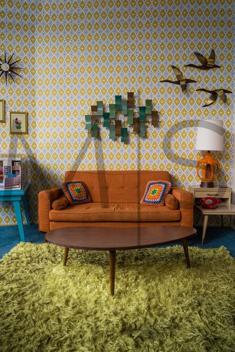 1960s/1970s Retro Home Living Room-5 Digital Background/backdrop Bundle for Photographer Composites - Etsy UK 1970 Living Room Decor, 1960s Inspired Living Room, 70s Mcm Living Room, 70s Sitting Room, 60s Interior Design 1960s Living Rooms, 1960s House Decor, 1960s Basement, Cozy Retro Living Room, 70s Inspired Interior Design