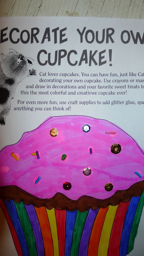 If You Give a Cat a Cupcake Activities Cat A Cupcake Activities, Cupcake Activities, Cupcake Craft, Cupcake Crafts, Laura Numeroff, Elementary Books, Literature Activities, Preschool Language, Cat Cupcakes