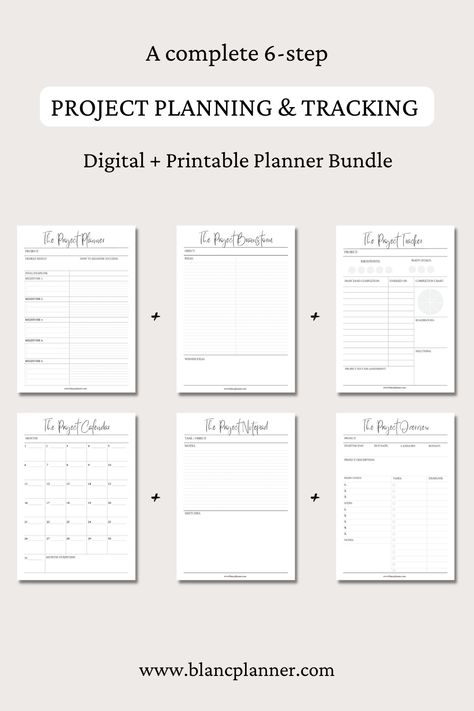 This bundle includes 6 PROJECT PLANNING AND TRACKING tools: The Project Brainstorm The Project Planner The Project Calendar The Project Tracker The Project Notepad The Project Overview 2 printable sizes: A4 and A5 + digital planning PDFs for ANY TABLET. File size: 446 KB LIFETIME USE! Notes Outline, Project Calendar, Calendar Tracker, Project Planner Template, Project Planning Template, Project Tracker, Project Planner Printable, Planning App, Planner Tracker