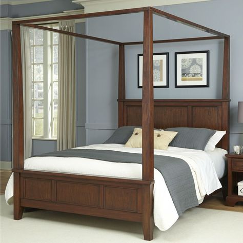 Trundle Bunk Beds, Types Of Bed Frames, Bedrooms On A Budget, Canopy Bed Drapes, Queen Size Canopy Bed, Wooden Canopy Bed, Canopy Bedroom Sets, Wood Canopy Bed, Queen Canopy Bed