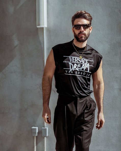 Techno Outfit, Classy Streetwear, Gay Outfit, Look Festival, Vegas Outfit, Trendy Mens Fashion, Best Mens Fashion, April 6, Herren Outfit