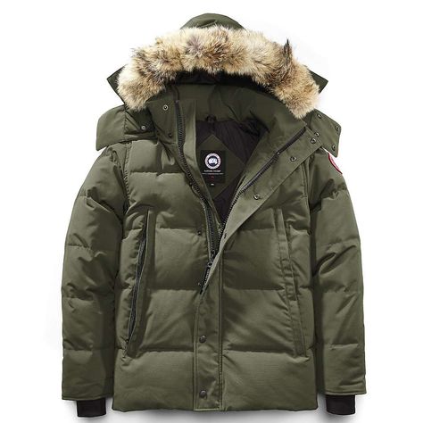 Canada Goose Men's Wyndham Parka - at Moosejaw.com Snow Style, Canada Goose Mens, Leather Coats, Products Photography, Mens Down Jacket, Puffer Parka, Duck Down Jacket, Mens Gear, Ski Gear