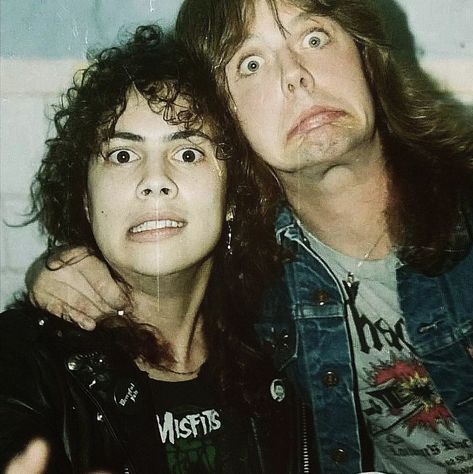 Metallica Matching Pfps, Lars And Kirk Matching Icons, Kirk Hammett 90s Short Hair, Kirk And Lars Pp, Kirk And Cliff, Lars And Kirk 80s, Kirk Hammet And Lars Ulrich, Kirk Hammett And Lars Ulrich, Kirk And Lars