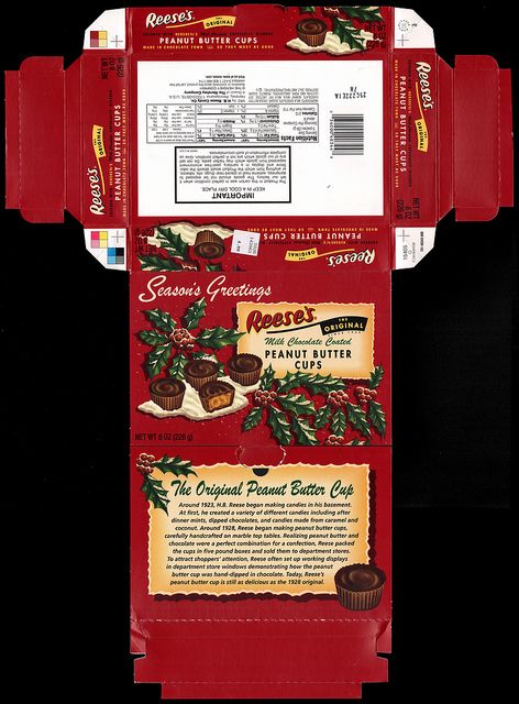 Hershey - Reese's - Retro Christmas peanut butter cups box - 2007 | Flickr - Photo Sharing! Christmas Peanut Butter, Dollhouse Holiday, Mini Boxes, Christmas Package, Printable Food, Barbie Printables, Dollhouse Christmas, Dollhouse Printables, Paper Doll House