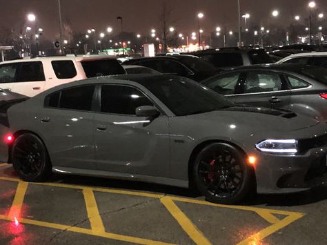 Gray Dodge Charger, Hellcat Charger Aesthetic, Dodge Charger Aesthetic, Lamborghini Vision Gt, Charger Aesthetic, Baddie Cars, Dodge Charger Hellcat, Camaro Car, Challenger Srt Hellcat