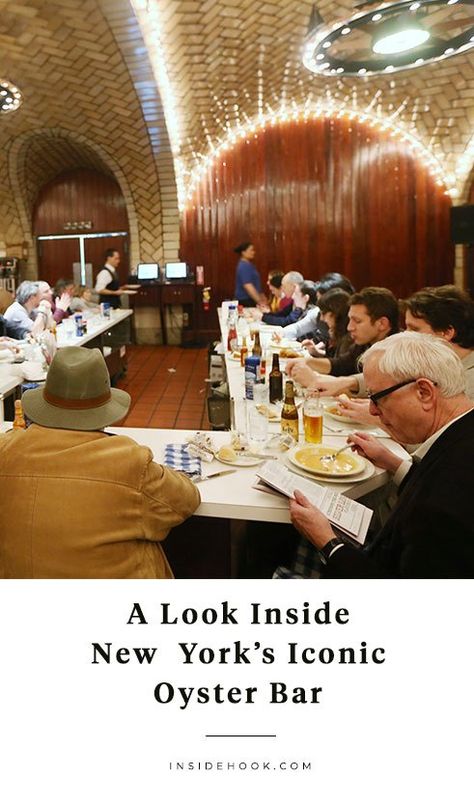 The Grand Central Oyster Bar has been saving Midtown commuters since 1913 and continues to be one of the best places in the area to eat. Come take a look inside. Grand Central Oyster Bar, Oyster Bar Restaurant, New York Attractions, Small Bars, Grand Central Terminal, Oyster Bar, New York City Travel, Grand Central, Nyc Restaurants