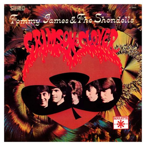 Tommy James & The Shondells – Crimson & Clover album art - Fonts In Use Tommy James And The Shondells, Crimson And Clover, Angel Of The Morning, Crimson Clover, Tommy James, The Hollies, Pop Playlist, Vampire Weekend, Vintage Records