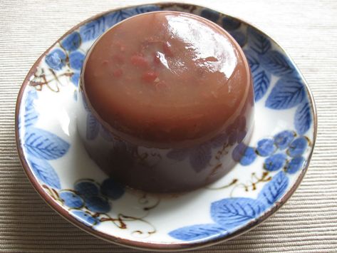 Azuki Kanten Jelly ‘Mizu-Yōkan’ – Hiroko's Recipes Mizu Yokan, Red Bean Paste, Agar Agar, Red Bean, Caster Sugar, Bean Paste, Red Beans, Summer Desserts, Japanese Food