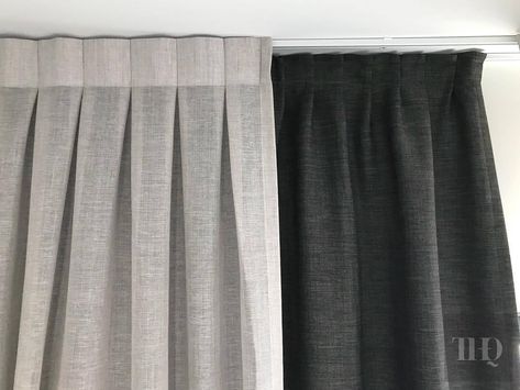 ✨ Inverted box pleat heading paired with a knife pleat backing || Classy, simple, beautiful ✨ . . . . . . #tailoredhq #curtains #blinds #sheer #accessories #flowers #marble #accessories #lighting #drapes #interiordesign #interior #newcastle #interiordesigners #interiordecor #customblinds #tailored #customcurtains #customfurniture #custom #interiors Inverted Box Pleat Curtains, Inverted Pleat Curtains, Box Pleat Curtains, Track Curtains, Curtain Box, Inverted Box Pleat, Marble Accessories, Knife Pleat, Custom Blinds