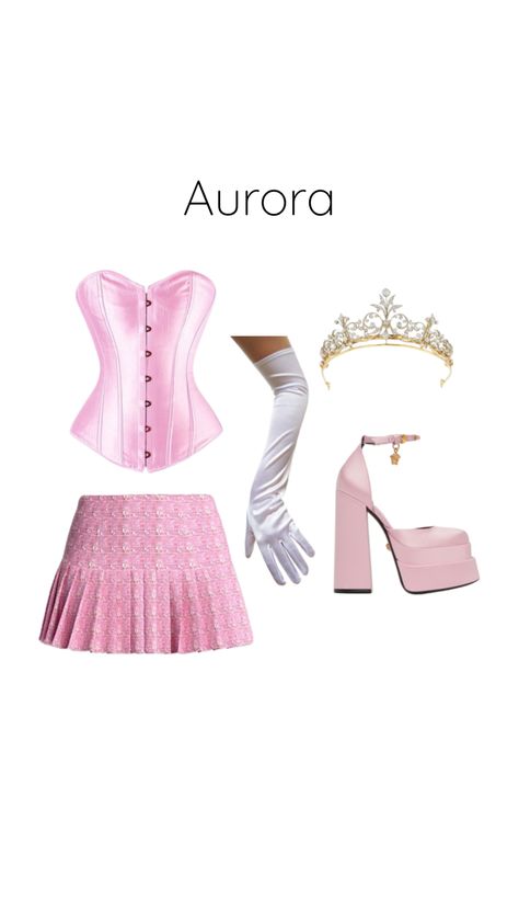 Pink Halloween Costumes, Clown Costume Women, Blonde Halloween Costumes, Aurora Princess, Aurora Costume, Matching Halloween Costumes, Classy Halloween Costumes, Disney Princess Outfits, Halloween Princess