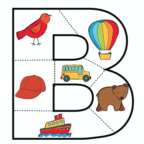 living worldsapart: Letter B Interactive Notebook Pages - free printable Zoo Phonics, Preschool Puzzles, Abc Puzzle, Phonics Activity, Daily Weather, School Lesson Plans, Notebook Pages, Abc Activities, Learning English For Kids