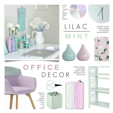 "Lilac & Mint Office Decor" by c-silla ❤ liked on Polyvore featuring interior, interiors, interior design, home, home decor, interior decorating, Artifort, Menu, Casetify and Bigso Lilac Home Office, Lavender Office Aesthetic, Aqua And Lilac Bedroom, Pastel Purple Office Aesthetic, Mint And Lilac Bedroom, Lavendar Walls Office, Lilac Office, Lilac Room Decor, Mint Office