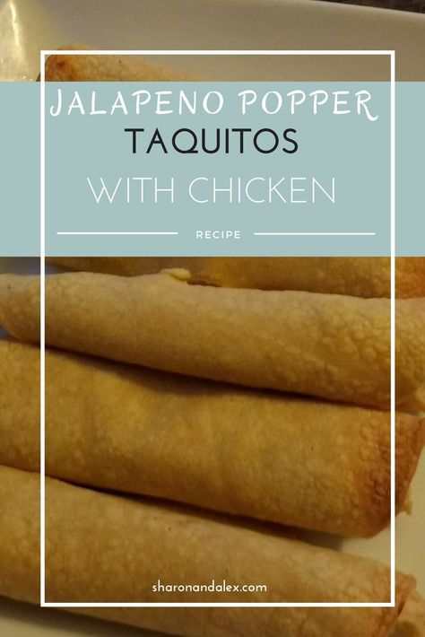 Crispy corn tortillas with a cream cheese jalapeno filling with shredded chicken, these jalapeno popper taquitos are both a popper and chicken taquito! Jalapeno Popper Taquitos, Cream Cheese Chicken Taquitos, Crispy Corn Tortillas, Cream Cheese Jalapeno, Crispy Corn, Jalapeno Popper Chicken, Chicken Taquitos, Jalapeno Popper, Tortilla Wraps