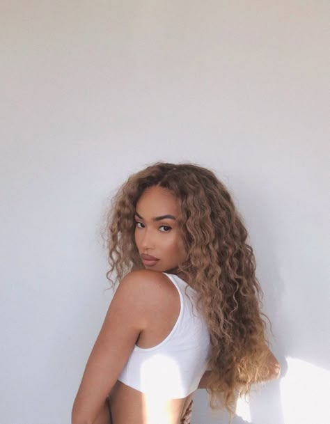 Curled Ponytail, Blonde Curly Hair, Curly Human Hair Wig, Penteado Cabelo Curto, Hair Life, Hair Quality, Goddess Braids, Long Curly, Hair Looks