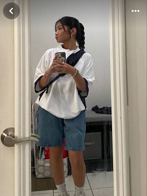 Pakaian Hipster, Boyish Outfits, Cargo Pants Outfits, Shorts Outfits Women, Cargo Pants Outfit, Trendy Outfits For Teens, Tomboy Outfits, Tomboy Style Outfits, Streetwear Fashion Women