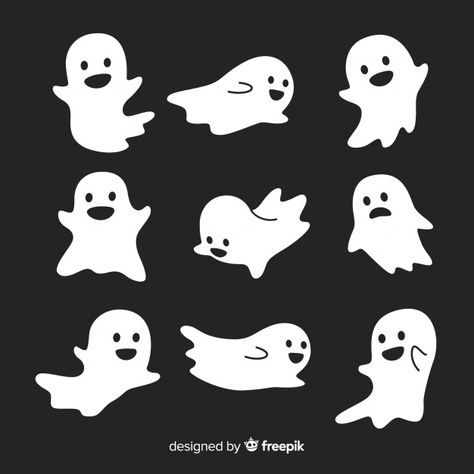 Ghost Images, Halloween Tee Shirts, Kids Face Paint, Halloween Silhouettes, Different Poses, Funny Ghost, Halloween Wallpaper Iphone, Ghost Faces, Halloween Backgrounds