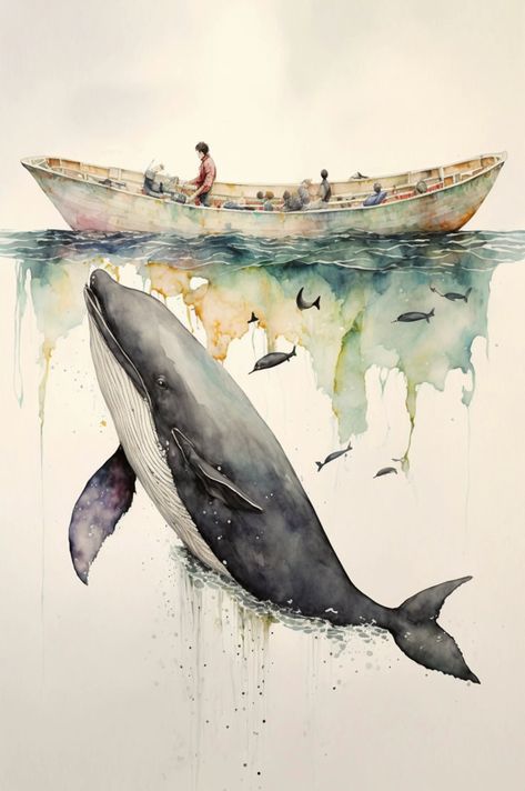 Water Color Whale Digital Download 300 DPI Living Room - Etsy Whale Watercolour, Paper Whale, Sea Wildlife, Orca Art, Ocean Whale, Watercolor Autumn Leaves, Watercolor Paintings Of Animals, Fall Drawings, Watercolor Whale