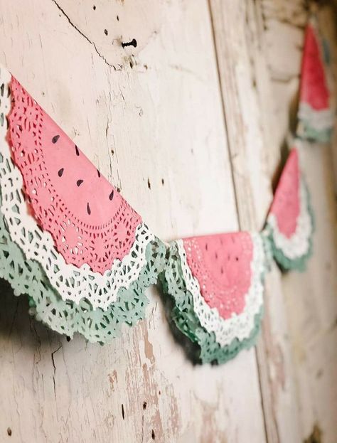 Decoration Vitrine, Watermelon Party, Holiday Crafts Diy, Cards Making, Ideas Handmade, Diy Party Decorations, Craft Time, Summer Crafts, Diy Party