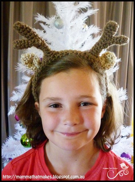 Mamma That Makes: 2014 Antlers Headband, Deer Antlers Headband, Crochet Summer Hats, Crochet Deer, Antler Headband, Reindeer Headband, Crochet Baby Clothes, Headband Pattern, Crochet Stitches Tutorial