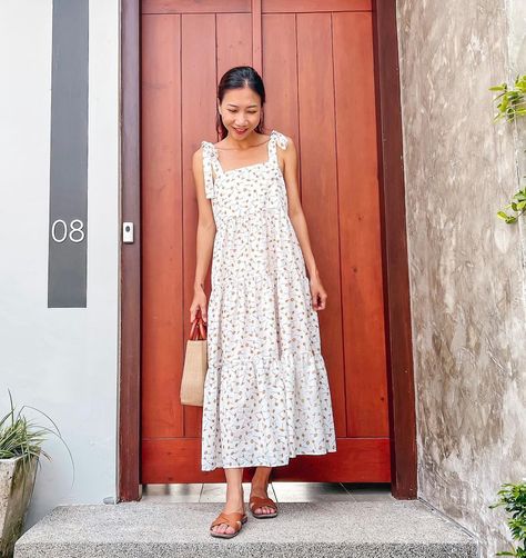 Jess Dang Diy, Jess Dang, Core Inspiration, Modesty Fashion, Ruffle Top, Tiered Dress, Simple Design, Simple Designs, Slip Dress