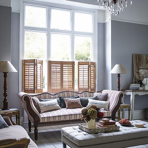 Cafe Style Shutters | Half Window Shutters | The Shutter Store USA Half Shutters Interior Window, Cafe Shutters Living Room, Cafe Shutters With Curtains, Shutters Interior Window, Window Shutters Indoor, Shutters With Curtains, Cafe Shutters, Cafe Style Shutters, Living Room Shutters