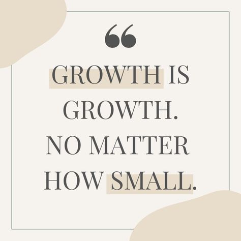 Growth is not always about achieving big milestones or making drastic changes. It's about the small steps we take every day towards becoming the best version of ourselves. Whether it's reading a book, learning a new skill, or simply taking a moment to reflect and practice self-care, every small act of growth contributes to our overall progress. So don't discount the little wins, celebrate them and use them as fuel to keep moving forward. Remember, growth is growth, no matter how small. Milestone Quotes Life, Milestones Quotes, Realtor Instagram, Learning A New Skill, Growth Inspiration, Realtor Life, Life Help, Small Steps, Enjoying Life