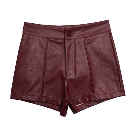 Max Out Shorts ($42) ❤ liked on Polyvore featuring shorts, bottoms, modekungen, red, red faux leather shorts, red shorts and faux leather shorts Brown Leather Shorts, Leather Fantasy Shorts, Leather Brown Shorts, Luxury High-waisted Leather Shorts, Leather Shorts Farfetch, Red Shorts, Leather Shorts, Casual Shorts, Faux Leather