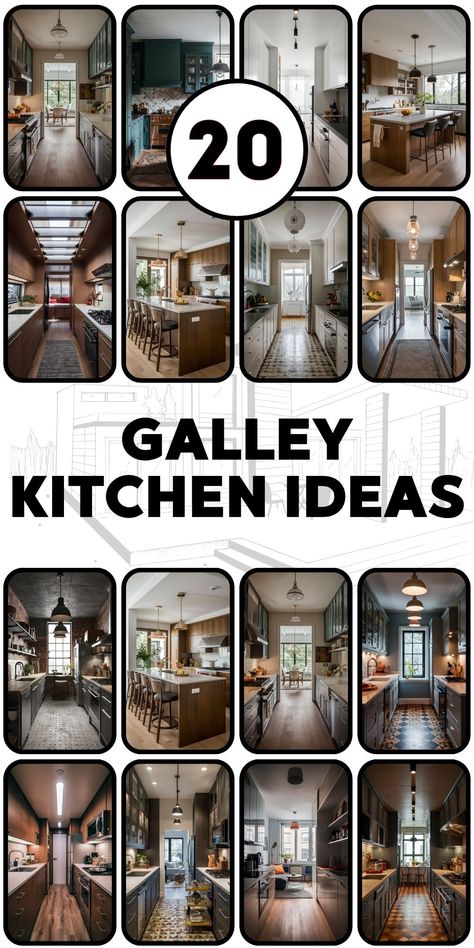 20 Galley Kitchen Ideas: Remodel, Layouts, Islands, Peninsula & Small Space Design Tips Small Galley Kitchen Ideas Layout, Galley Kitchen Layout Floor Plans, Galley Kitchen With Peninsula, Long Galley Kitchen, Long Kitchen Layout, Rustic Galley Kitchen, Small Galley Kitchen Ideas Narrow, Narrow Kitchens, Modern Galley Kitchen Ideas