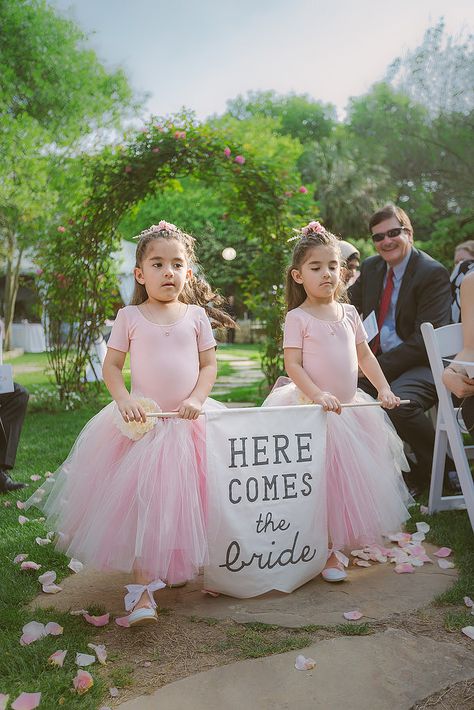 The Flower Girl Flower Girl Signs, Bride Sign, Wedding Ceremony Signs, Ceremony Signs, Wedding Forward, Wedding Flower Girl, Princess Wedding, Here Comes The Bride, Trendy Wedding