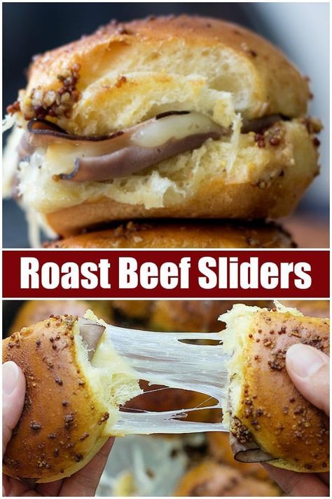 Roastbeef Sandwich, Roast Beef Sliders Recipes, Rolled Roast Beef, Sliders Recipes Beef, Sliders Recipes Hawaiian Rolls, Roast Beef Sliders, Rolled Roast, Best Roast Beef, Roast Beef Sandwich