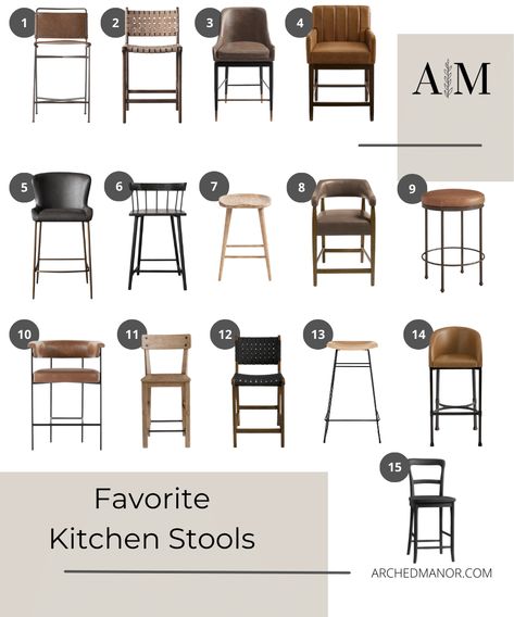 Counter stools with backs