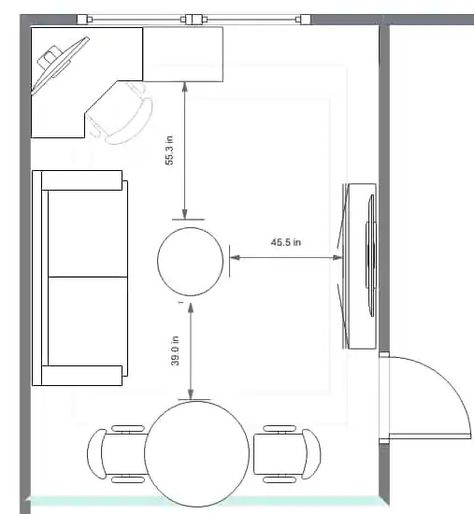 Functional and Stylish Living Room Home Office Combo Small Living Room And Home Office, Living Room With Dining Area And Desk, Tv Room And Office Combo Small, Living Room Dining Office Combo, Kitchen Living Room Office Combo, Living And Study Room Combo, Office In Living Room Ideas Layout, Living Office Combo Layout, Workplace In Living Room