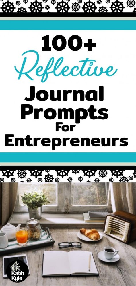 100+ Journal Prompts For Entrepreneurs: Reflect And Succeed  These journal writing prompts will help you write your way to success in business by changing your mindset and attracting more dream clients to you. 100 Journal Prompts, Changing Your Mindset, Teaching Degree, Reflective Journal, Success In Business, Goal Journal, Work Journal, Building Self Esteem, Way To Success