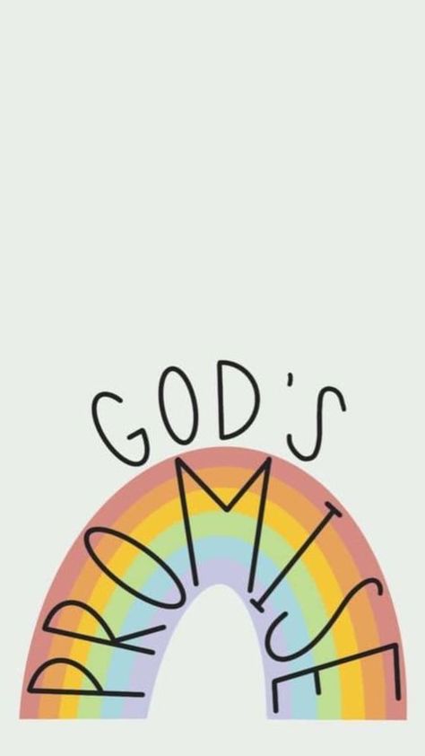 The Rainbow Represents God's Promise Rainbow Sayings For Kids, Rainbow Sayings, God Rainbow, Sayings For Kids, Rainbow Promise, Baby Art Projects, Future Room, God's Promise, God Is Real