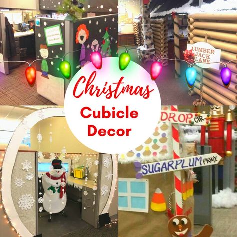 Whether you are looking to decorate your home or work office for the holidays, take a look at these Easy Cubicle Christmas Decorations for inspiration. Christmas Cubicle Decor, Office Christmas Decorations Cubicles, Office Christmas Decorations Contest, Secret Santa Ideas For Work, Diy Cubicle, Christmas Desk Decorations, Christmas Cubicle, Secret Santa Ideas, Christmas Cubicle Decorations