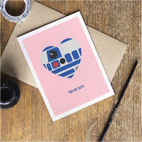 Jt Birthday, Mains Couple, Nerdy Valentines, Funny Clean, Star Wars Valentines, Adult Valentines, Punny Cards, Star Wars Diy, Funny Anniversary Cards