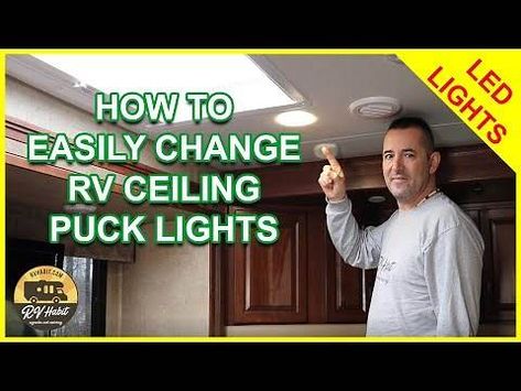 how to replace the interior led push lights in the 2022 jayco rv - Yahoo Search Results Rv Lighting Fixtures, Jayco Rv, Rv Videos, Rv Upgrades, Rv Lighting, Puck Lights, Pot Lights, Bubble Lights, Rv Interior